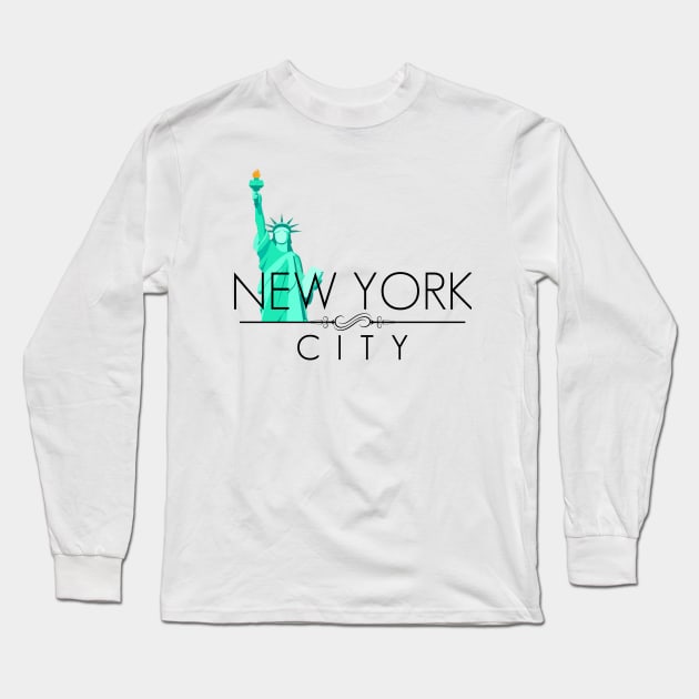 New York City Long Sleeve T-Shirt by trapdistrictofficial